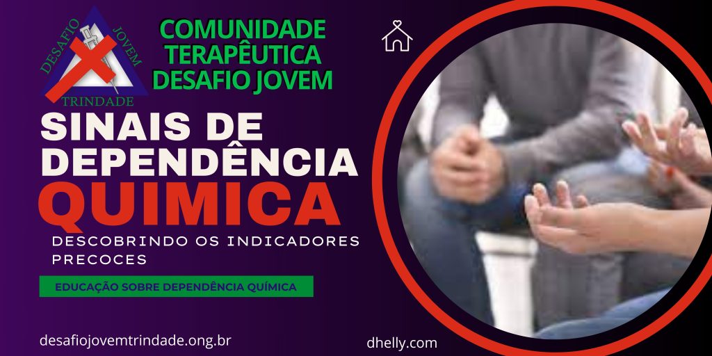 Contraste entre uma Vida Saudável e a Dependência Química.