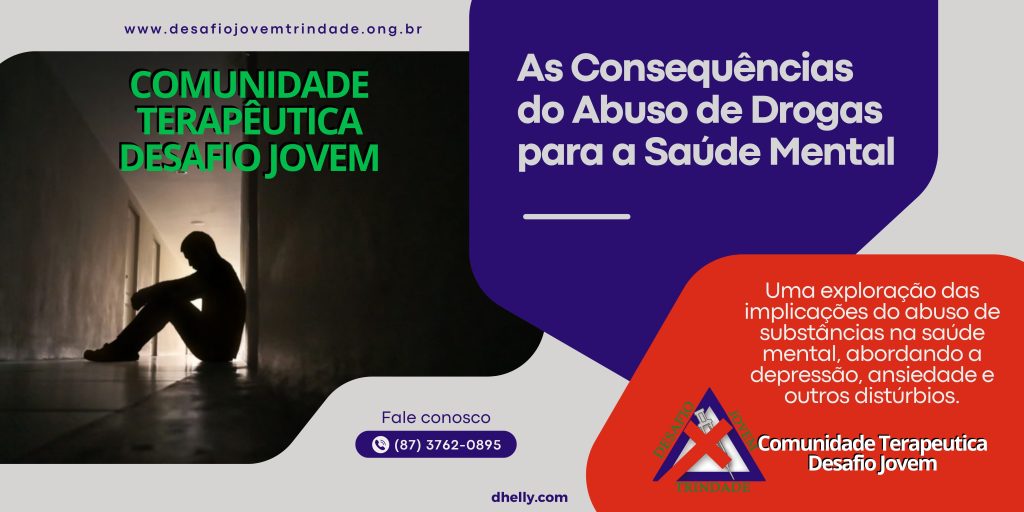 Mulher refletindo sobre desafios psicológicos associados ao abuso de drogas.