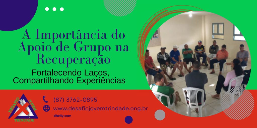 Imagem de pessoas em um grupo de apoio compartilhando experiências e apoiando uns aos outros.