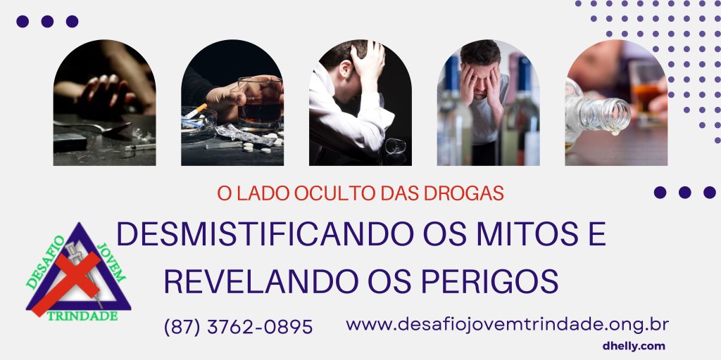 Imagem representativa das diferentes drogas recreativas e ilícitas.